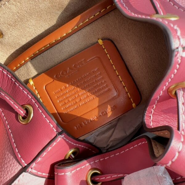 Coach Riya 21 Mini Backpack - Pink 94238 - Image 2