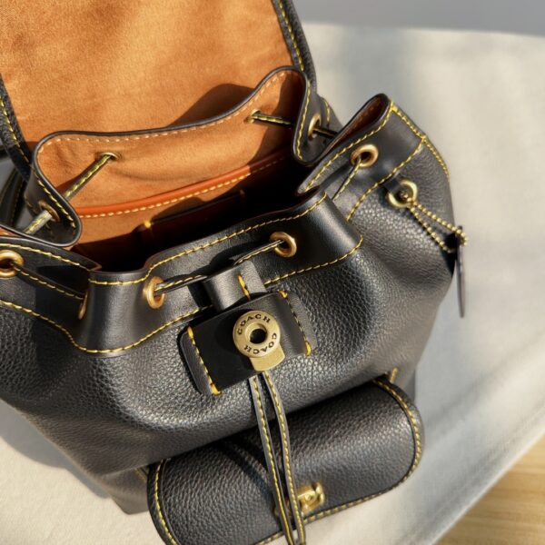 Coach Riya 21 Mini Backpack - Black 23489 - Image 2