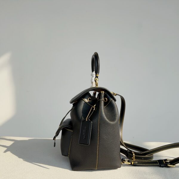 Coach Riya 21 Mini Backpack - Black 23489 - Image 5