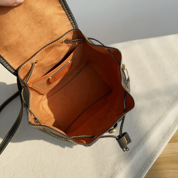 Coach Riya 21 Mini Backpack - Black 23489 - Image 3