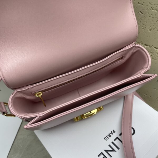 Celine Teen Triomphe Calfskin Handbag - Pink 13054 - Image 2