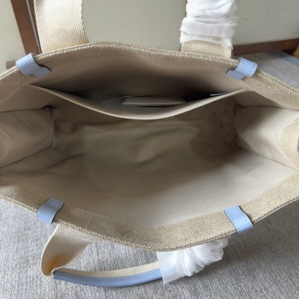 Chloe Woody Large Tote Bag - Light Blue 59095 - Image 2