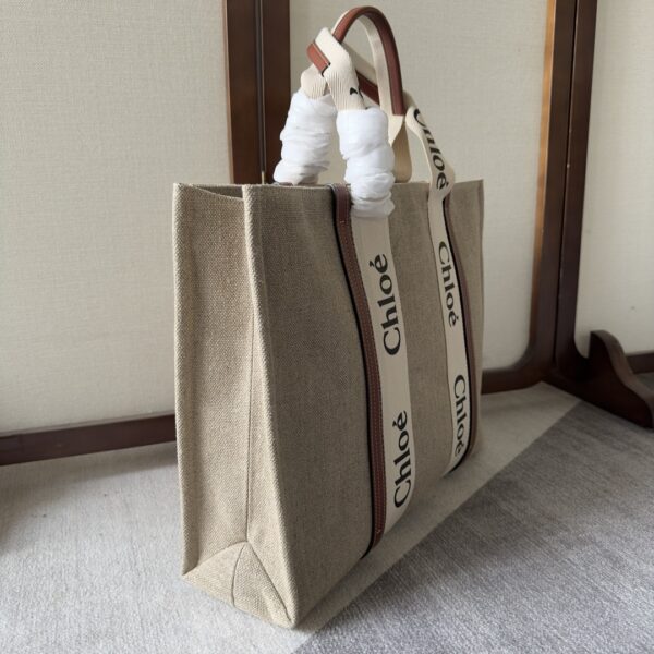Chloe Woody Large Tote Bag - Brown 89565 - Image 5