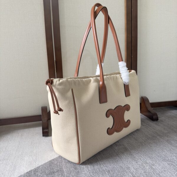 Celine Large Drawstring Shopping Bag 64936 - Image 5
