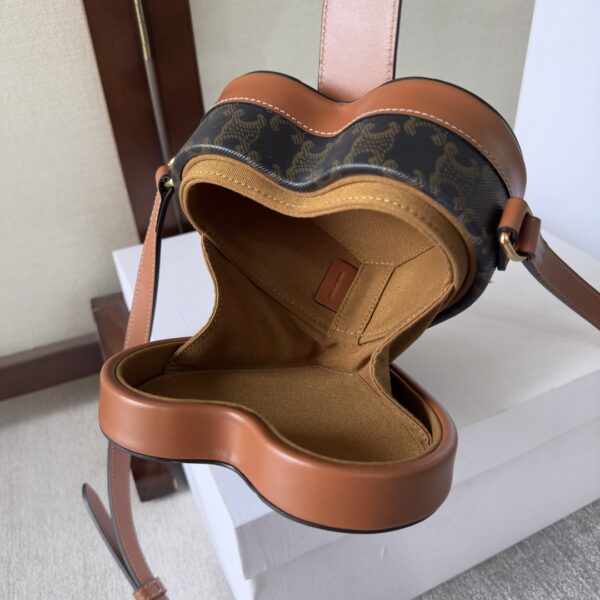 Celine Tambour Heart-shaped Handbag 67151 - Image 2