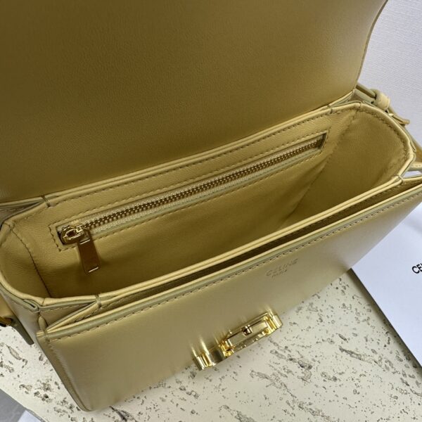 Celine Teen Triomphe Calfskin Handbag - Golden 25543 - Image 2