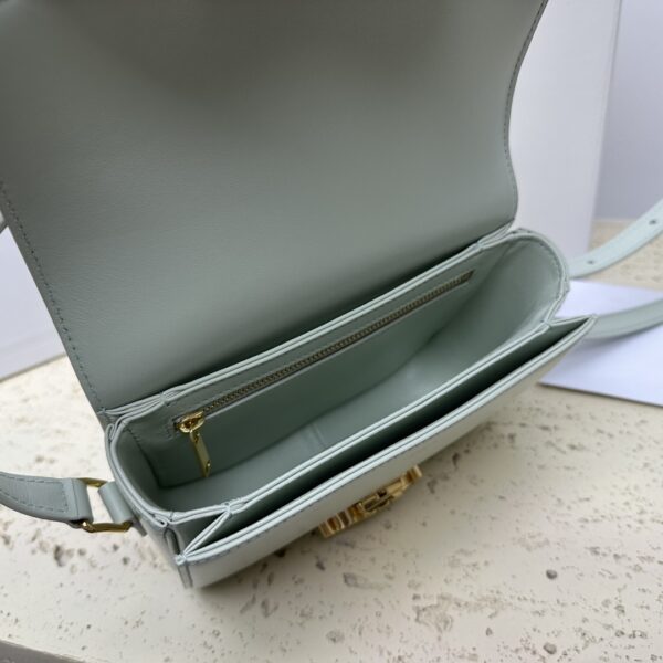 Celine Teen Triomphe Calfskin Handbag - Light Green 72892 - Image 2