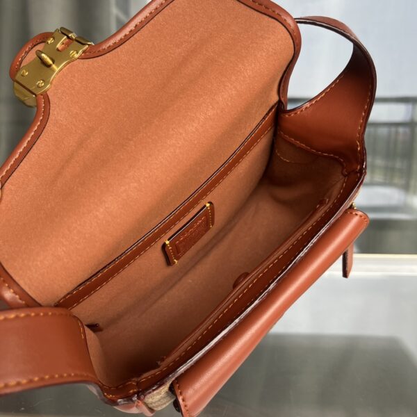 Coach Tabby 19 Leather Messenger Bag - Brown 89179 - Image 2