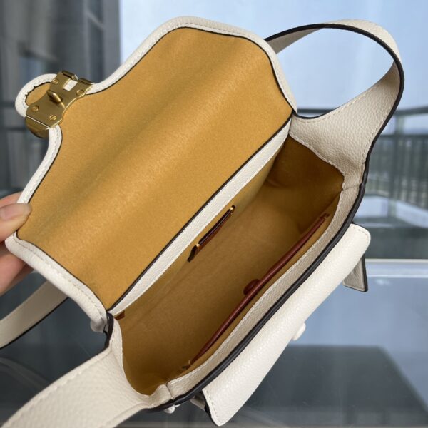 Coach Tabby 19 Leather Messenger Bag - White 39011 - Image 2