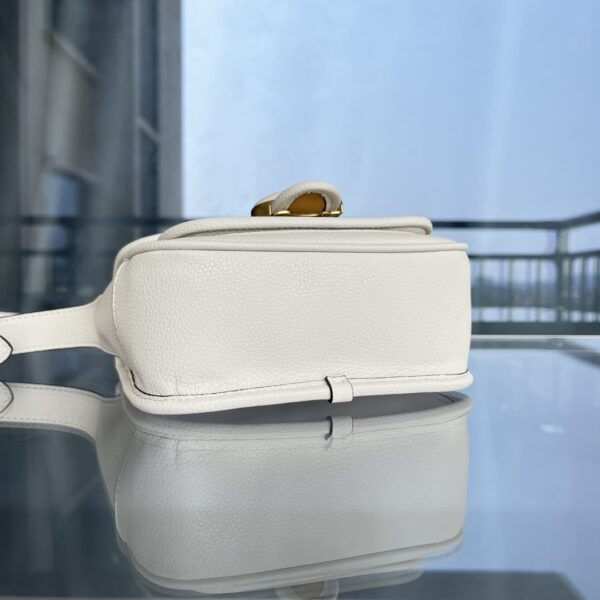 Coach Tabby 19 Leather Messenger Bag - White 39011 - Image 3