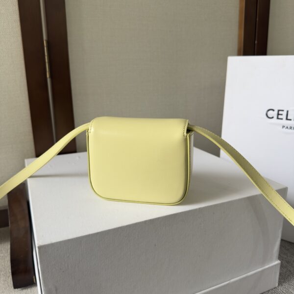 Celine 2022 New Mini Headphone Bag - Light Yellow 97833 - Image 4
