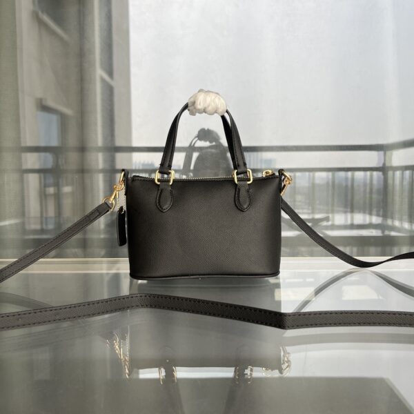 Coach Mini Dumpling Shoulder Crossbody Bag - Black 26621 - Image 5