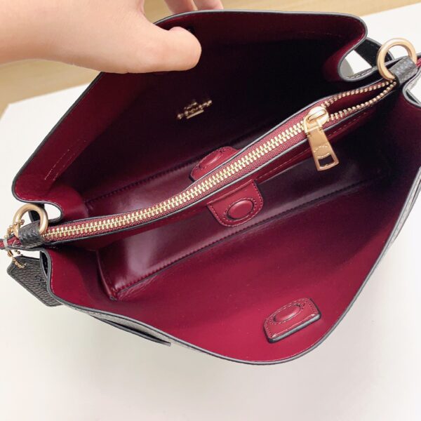 Coach Hanna Carryall Bucket Bag - Coffee Black 20873 - Image 2
