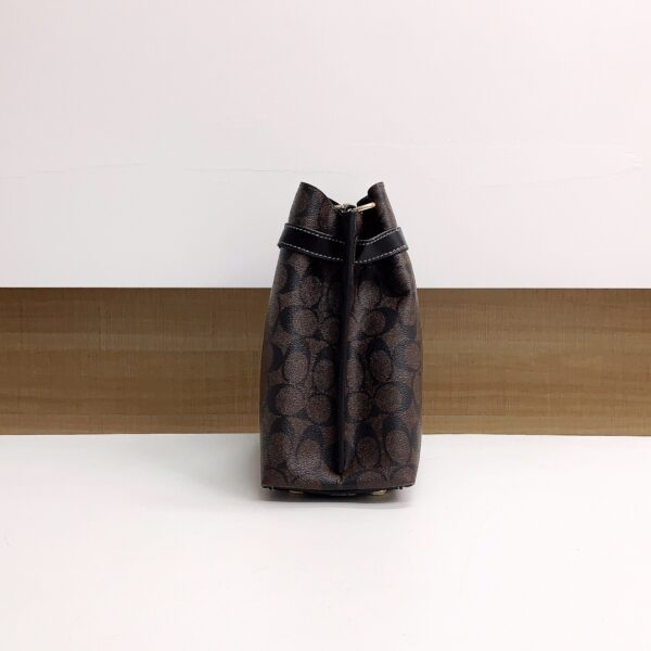 Coach Hanna Carryall Bucket Bag - Coffee Black 76147 - Image 4
