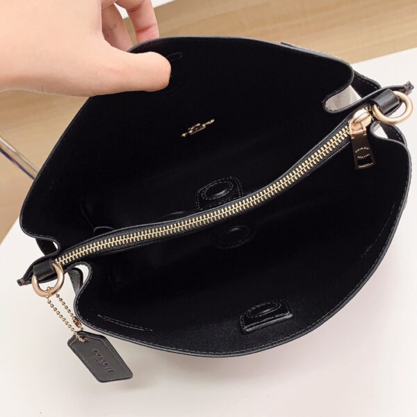 Coach Hanna Carryall Bucket Bag - Coffee Black 76147 - Image 2