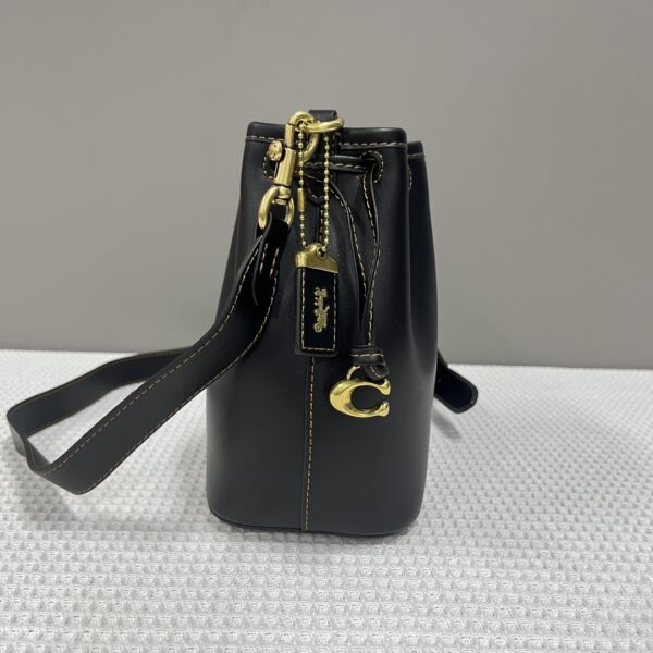 Coach Camila Mini Bucket Bag - Black 35934 - Image 5