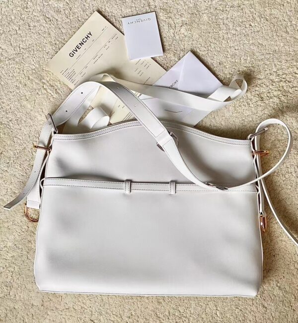 Givenchy Voyou Medium Underarm Bag - Gray 48725 - Image 5