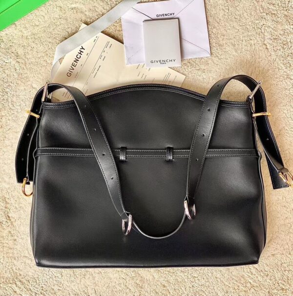 Givenchy Voyou Medium Underarm Bag - Black 69890 - Image 5