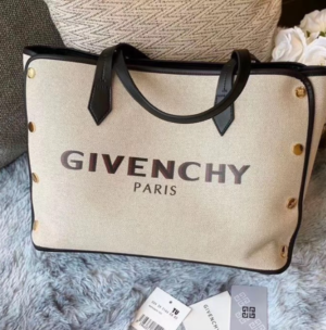 Givenchy Bond Canvas Shopping Bag - Black 31982