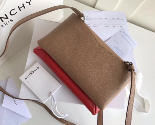 Givenchy Duetto Color Block Crossbody Bag - Brown 31893 - Image 2