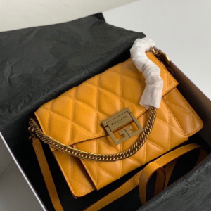 Givenchy Gv3 Diamond Series Small Handbag - Yellow 57271