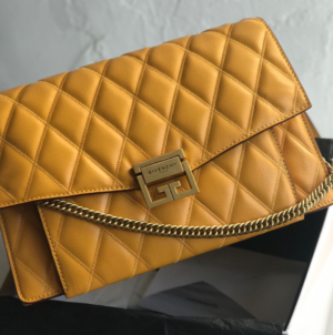 Givenchy Gv3 Diamond Series Medium Handbag - Yellow 84094