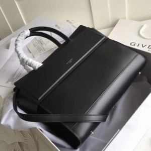 Givenchy Horizon Plain Smooth Leather Handbag - Black 16975