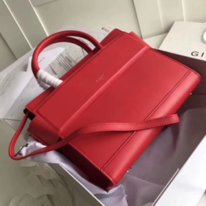 Givenchy Horizon Plain Smooth Leather Handbag - Red 60733