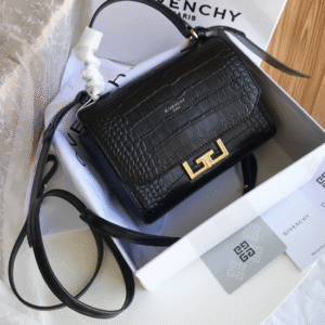 Givenchy Eden Bag Mini Crocodile Pattern Shoulder Bag - Black 49944
