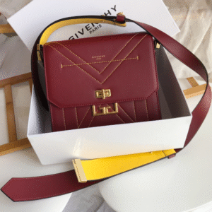 Givenchy Eden Bag Medium Plain Shoulder Bag - Maroon 68076
