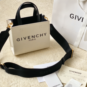 Givenchy Mini G Canvas Small Tote Bag - White 11083