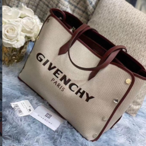 Givenchy Bond Canvas Shopping Bag - Brown 16091