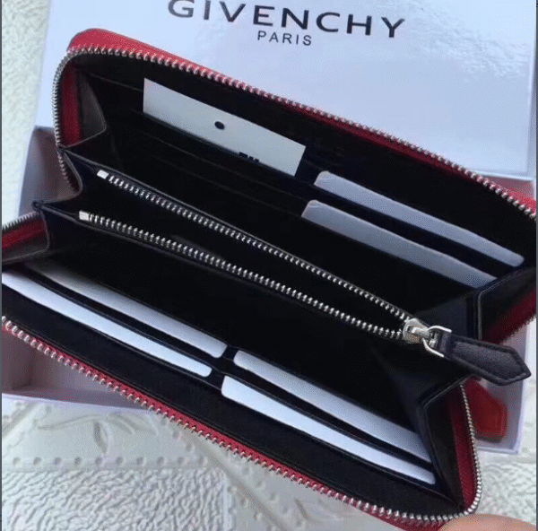 Givenchy Long Single-pull Wallet - Red 50454 - Image 2