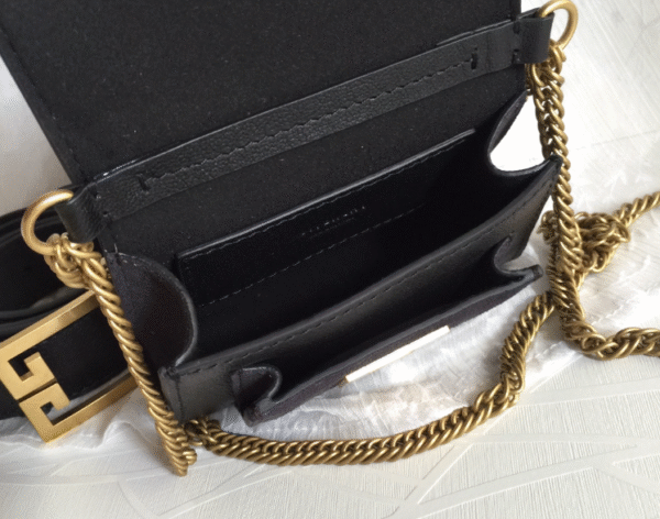 Givenchy Gjia Gv3 Nano Mini Waist Bag - Black 62737 - Image 2