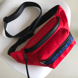 Givenchy Small Zippered Pocket Waist Bag - Red 12920