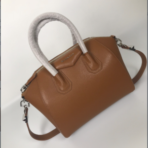 Givenchy G Vanchy Goatskin Antigona Medium Handbag - Brown 32053
