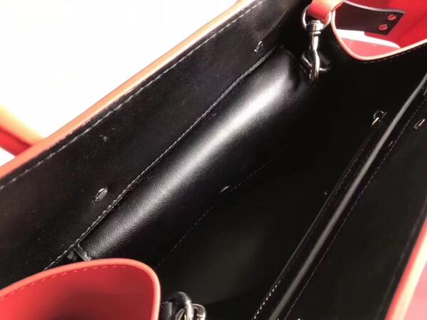 Givenchy Horizon Plain Smooth Leather Handbag - Red 60733 - Image 2
