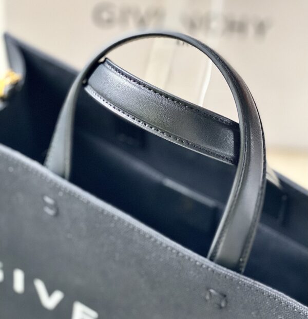Givenchy Mini G Canvas Large Tote Bag - Black 25908 - Image 3