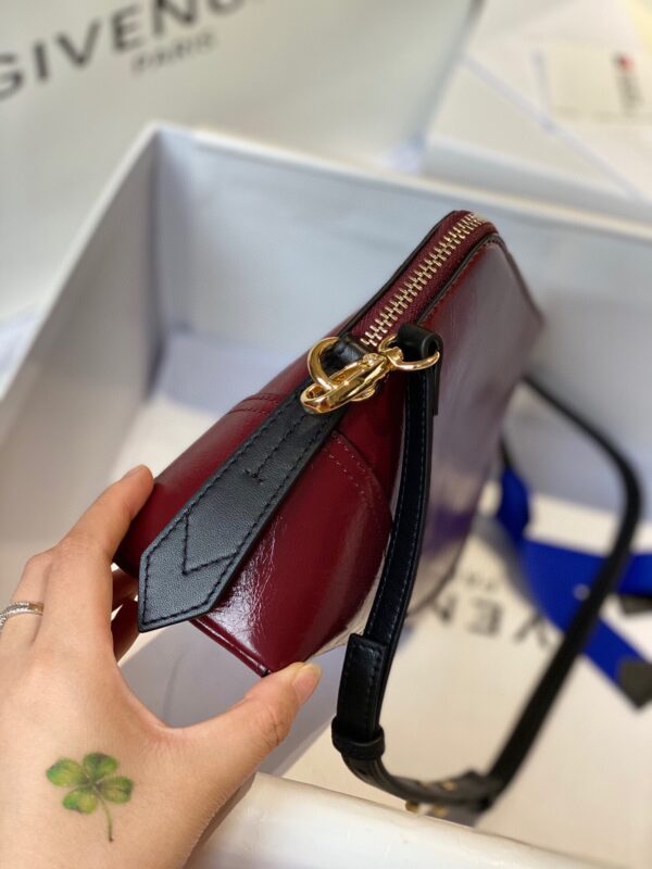 Givenchy Xbody Shoulder Bag - Maroon 21371 - Image 4