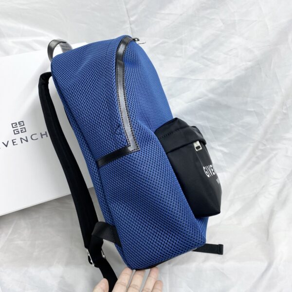 Givenchy Nylon Fabric Backpack - Blue 60102 - Image 5