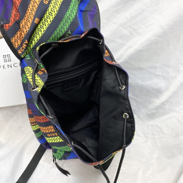 Givenchy Chaine Multi-color Printing Backpack 13669 - Image 2