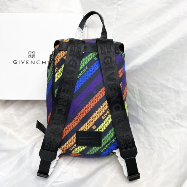 Givenchy Chaine Multi-color Printing Backpack 13669 - Image 4