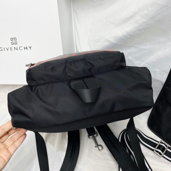 Givenchy Multifunctional Backpack - Black/ Red 58039 - Image 3