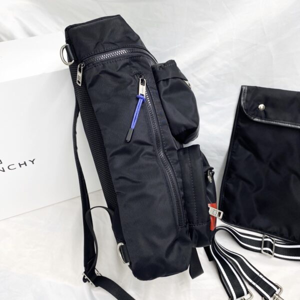 Givenchy Multifunctional Backpack - Black/ Red 58039 - Image 5