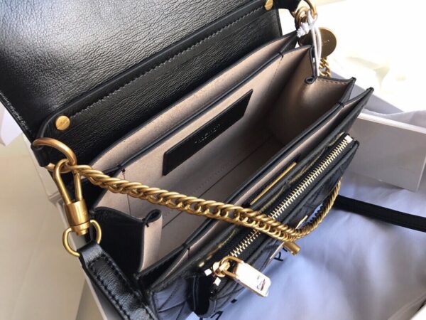 Givenchy Gv3 Diamond Series Small Handbag - Black 90211 - Image 5