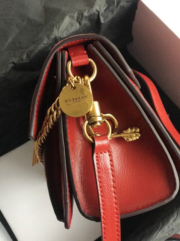 Givenchy Gv3 Diamond Series Small Handbag - Red 92048 - Image 5