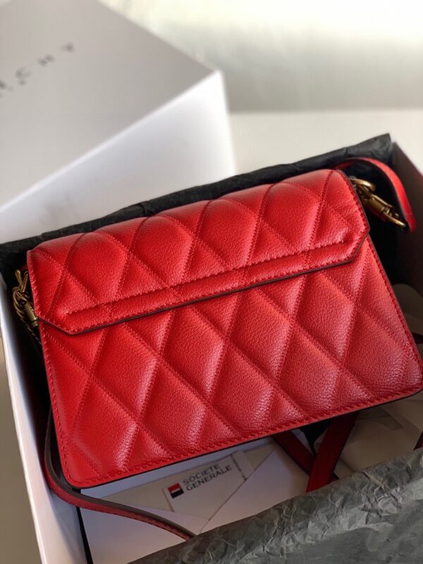 Givenchy Gv3 Diamond Series Small Handbag - Red 44301 - Image 2