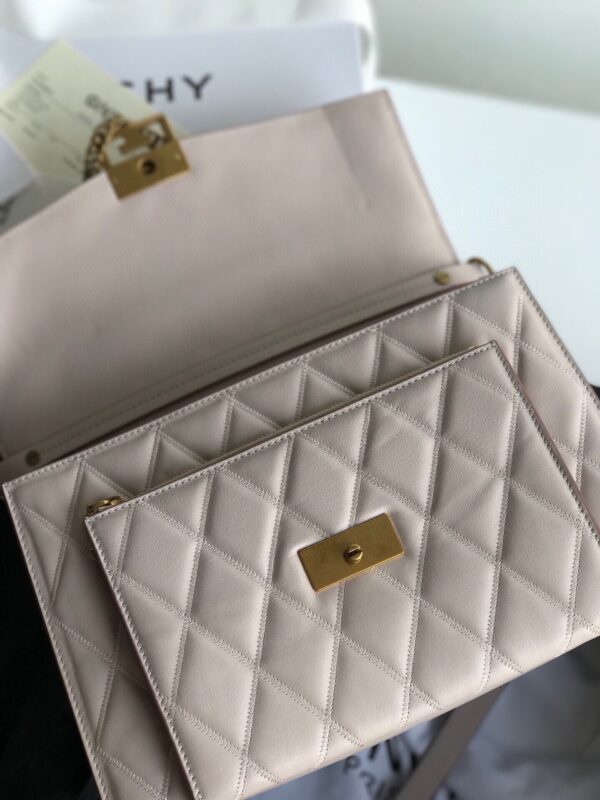 Givenchy Gv3 Diamond Series Medium Handbag - Light Pink 17577 - Image 3
