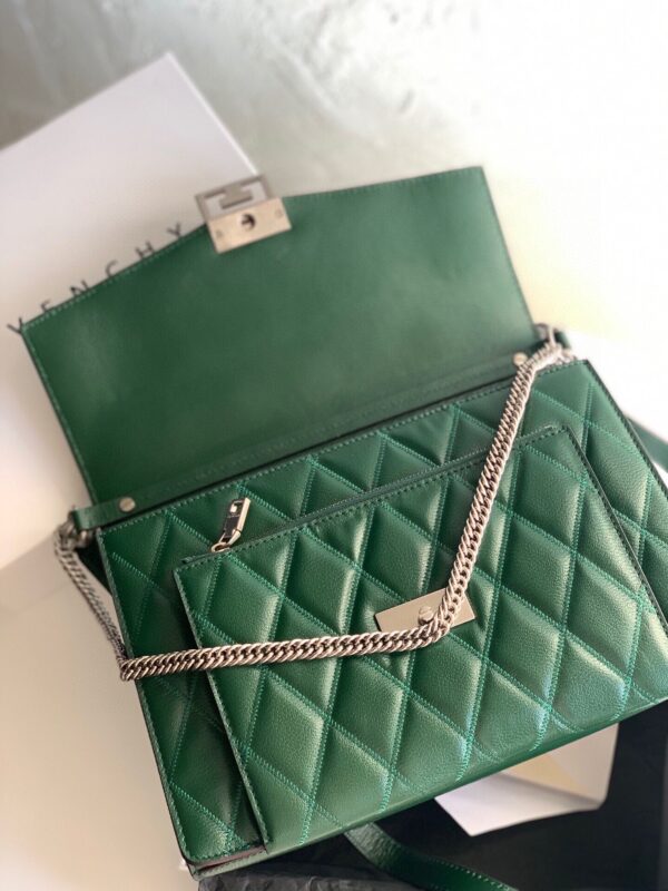 Givenchy Gv3 Diamond Series Medium Handbag - Green 10166 - Image 3
