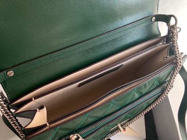 Givenchy Gv3 Diamond Series Medium Handbag - Green 10166 - Image 2